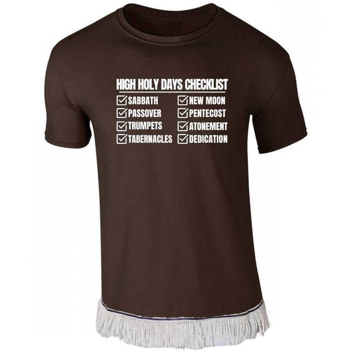 Holy Days Checklist Adult T-Shirt