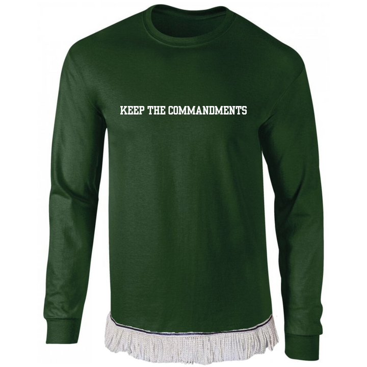 Keep the Commandments Adult Long Sleeve T-Shirt