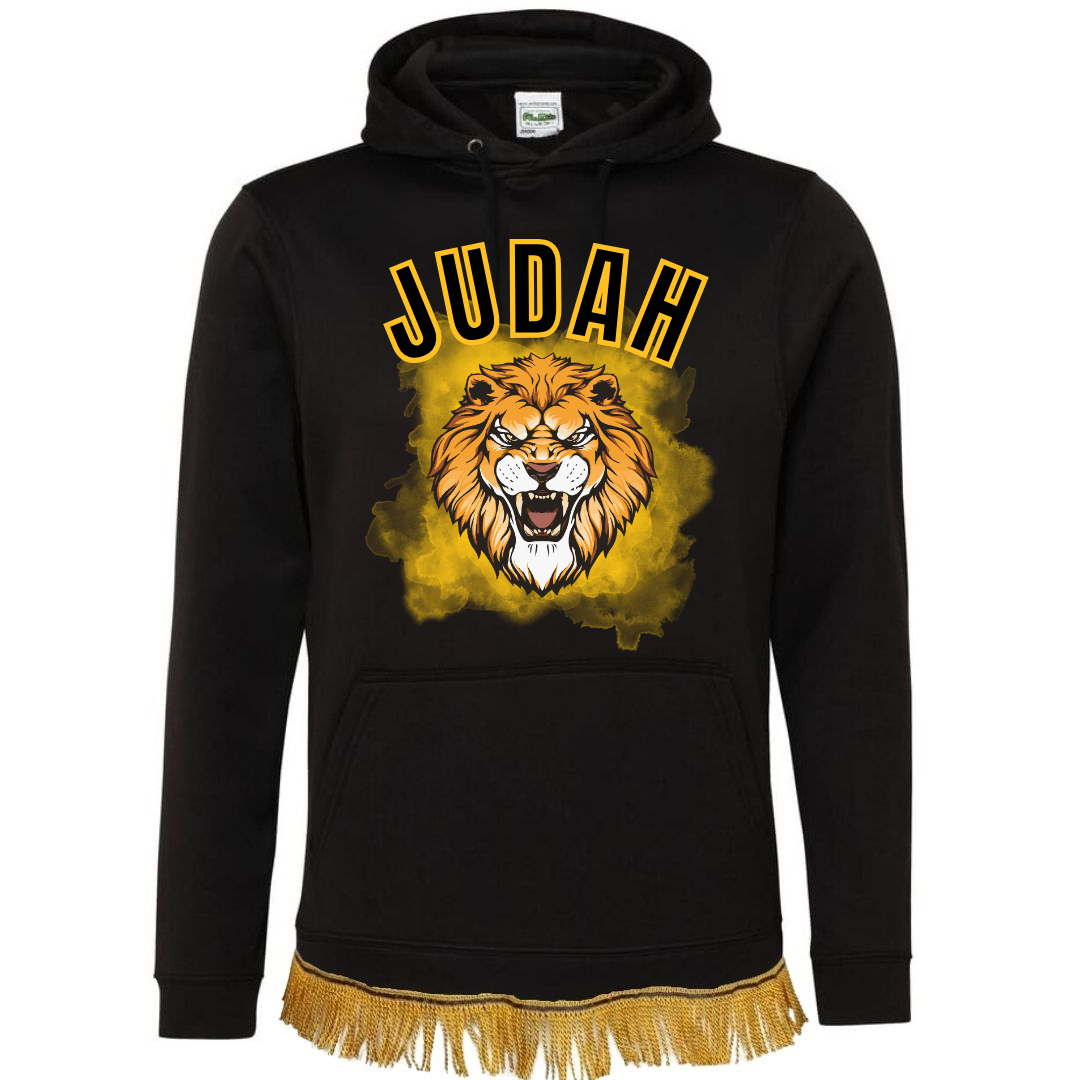 Mighty Judah Hoodie with Fringes  Hebrew Israelite Mens Clothing — Sew  Royal US