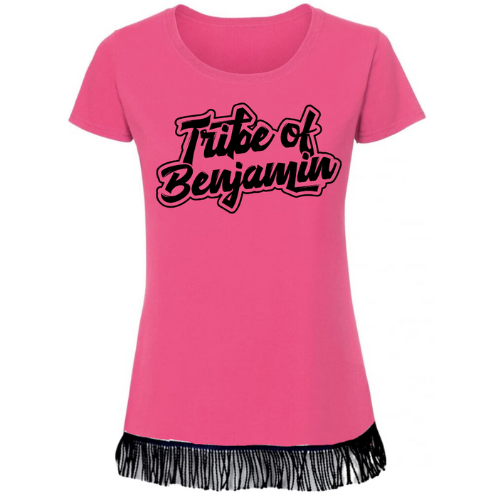 Tribe of Benjamin Women's T-Shirt with Black Vinyl