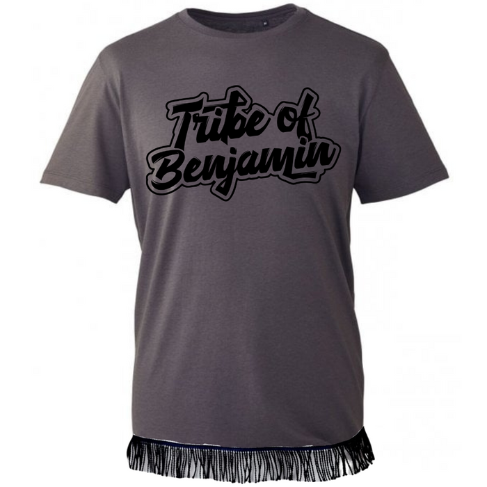 Tribe of Benjamin Adult T-Shirt with Black Vinyl