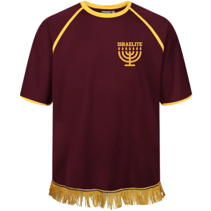 ISRAELITE Menorah Men's Active Tipped T-Shirt