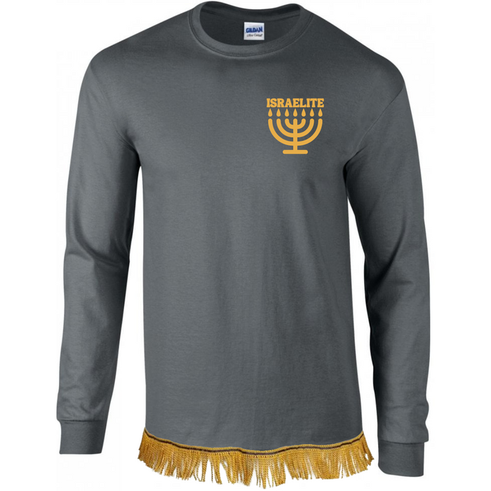 ISRAELITE Menorah Adult Long Sleeve T-Shirt