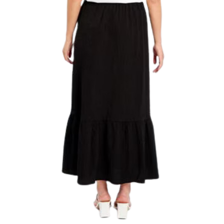 High Waist Tiered Maxi Skirt