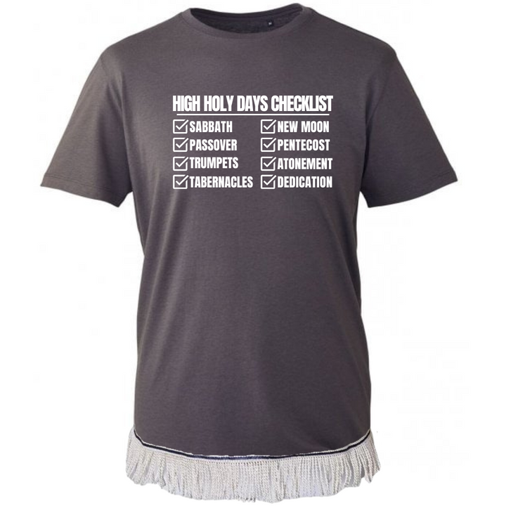 Holy Days Checklist Adult T-Shirt