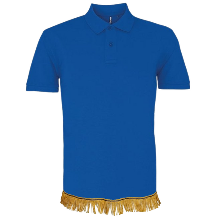 Men's Organic Cotton Fringed Polo (10 Colours)