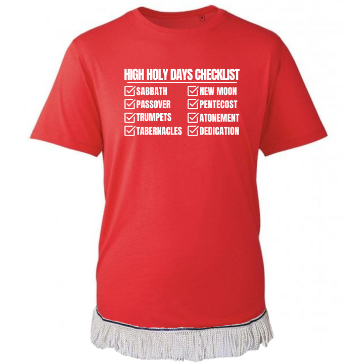 Holy Days Checklist Adult T-Shirt