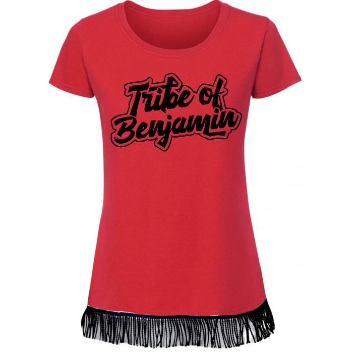 Tribe of Benjamin Women's T-Shirt with Black Vinyl