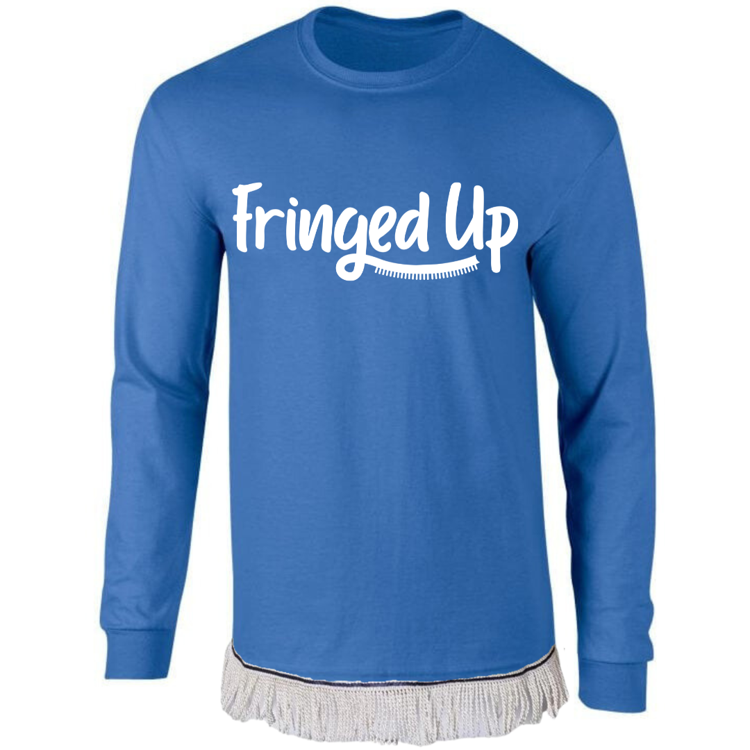 Fringed Up Adult Long Sleeve T-Shirt