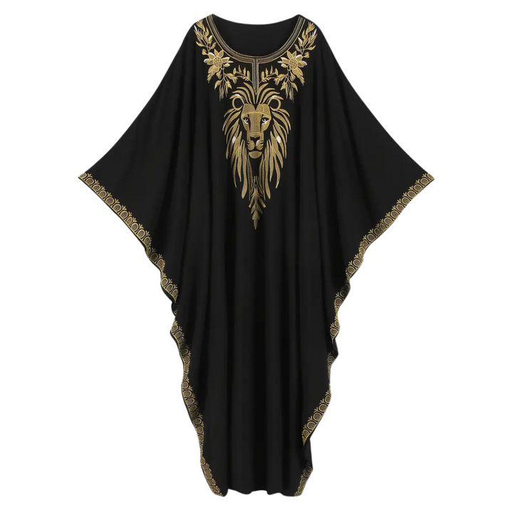 JUDAH Lion Kaftan Maxi Dress