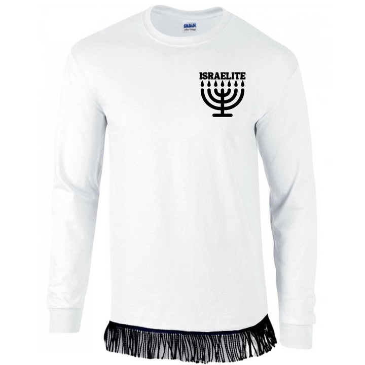 ISRAELITE Menorah Adult Long Sleeve T-Shirt