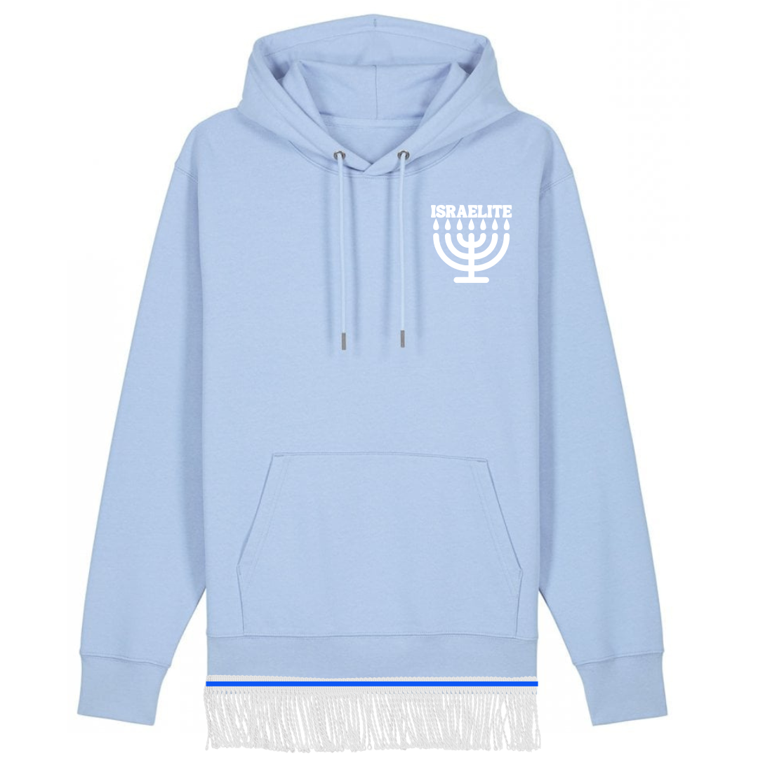 ISRAELITE Menorah 100% Organic Cotton Hoodie