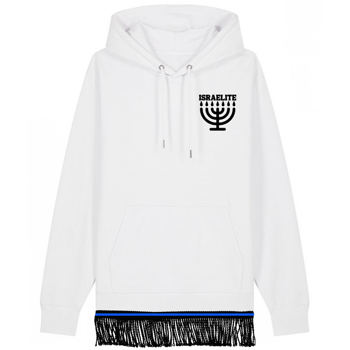 ISRAELITE Menorah 100% Organic Cotton Hoodie