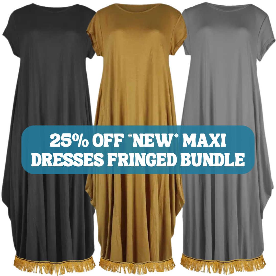 Fringed Parachute Dresses Bundle