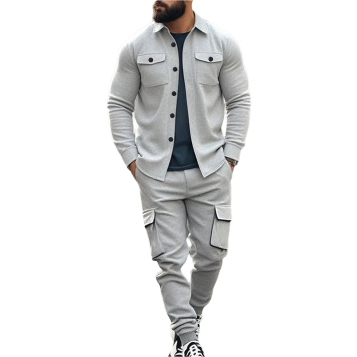 Men's Cargo Jacket and Pants Set