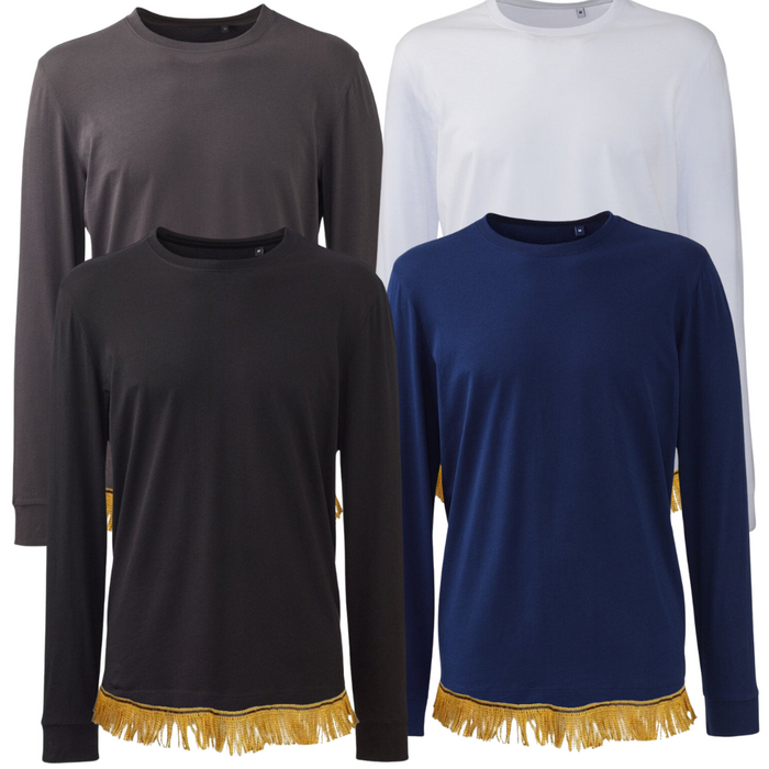 Men's Fringed Organic Long Sleeve Bundle