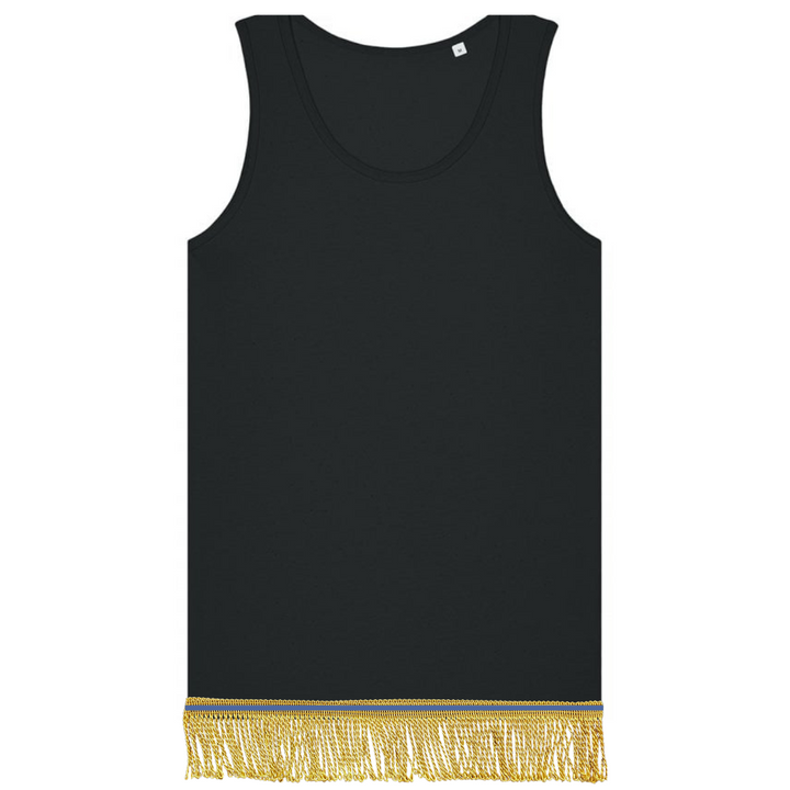 Men's Organic Cotton Tank Top with Fringes