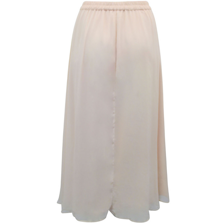 Peach Floaty Georgette Maxi Skirt