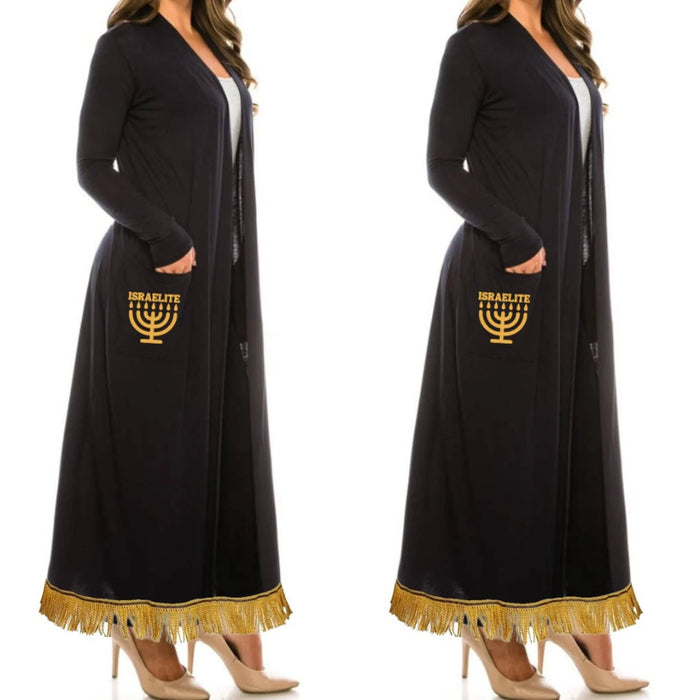 ISRAELITE Maxi Cardigan with Pockets (5 Colours)