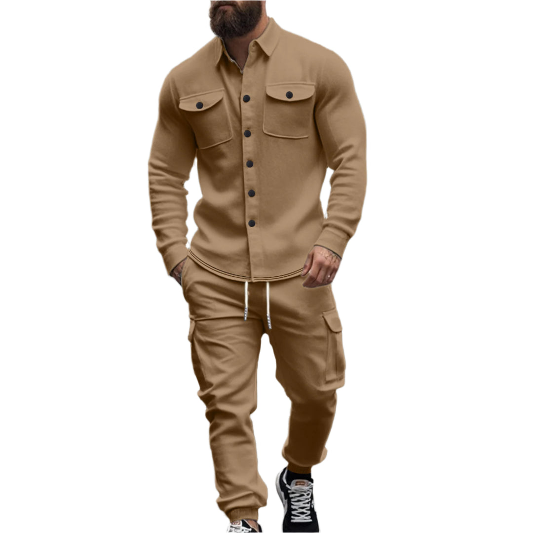 Men's Cargo Jacket and Pants Set