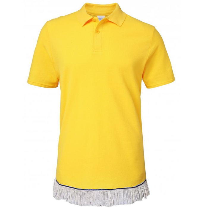 Men's Plain Fringed Polo (8 Colours)