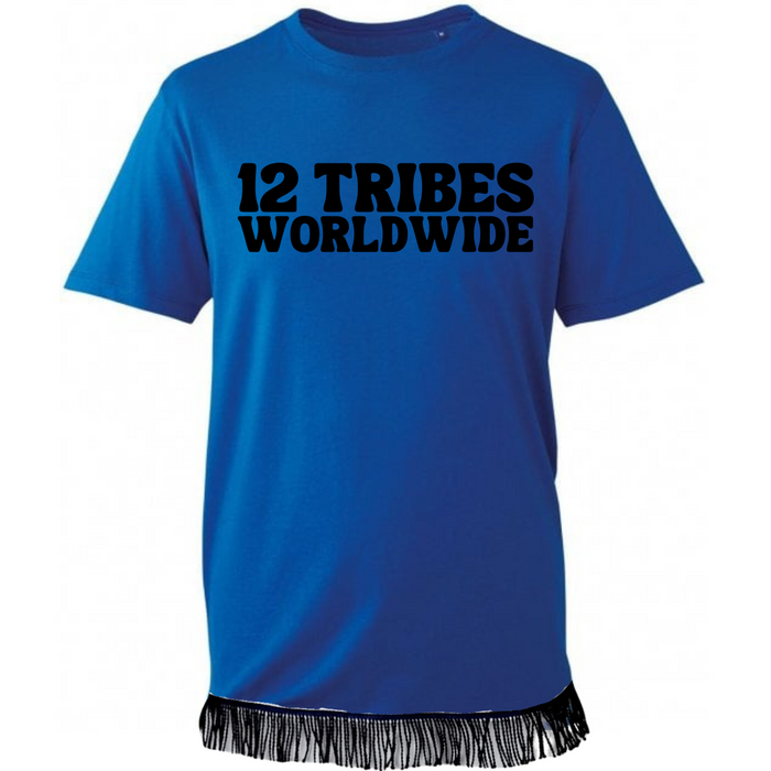 12 TRIBES Worldwide Adult T-Shirt with Black Vinyl