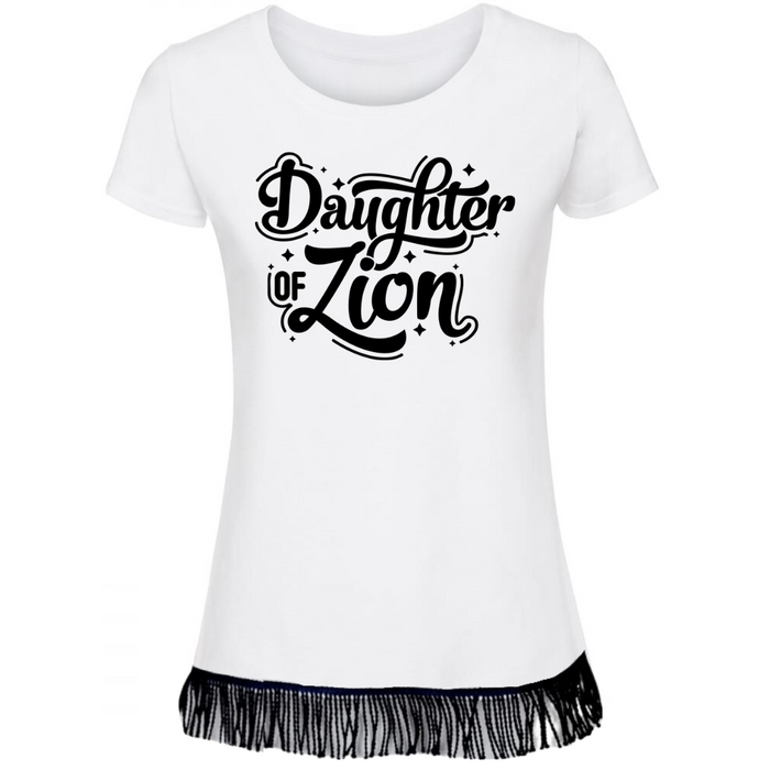 Daughter of Zion Women's T-Shirt with Black Vinyl