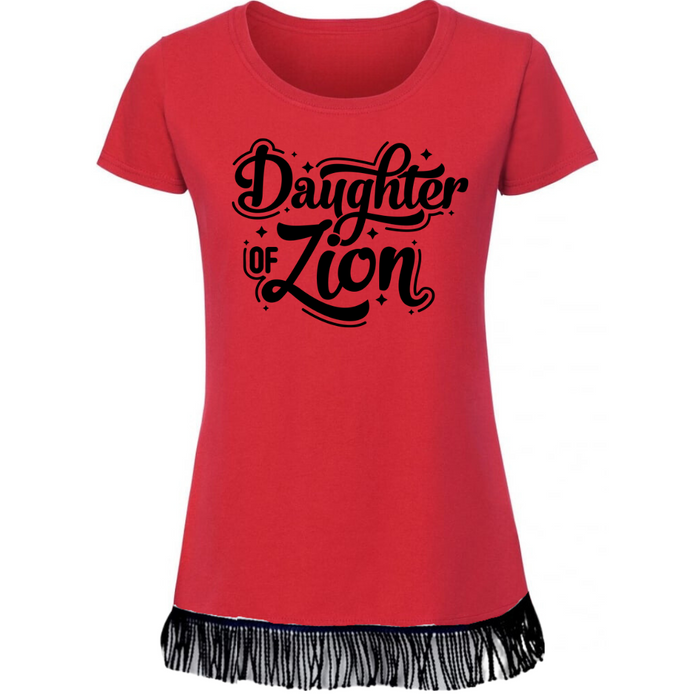 Daughter of Zion Women's T-Shirt with Black Vinyl