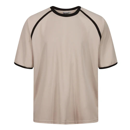 Men's Active Tipped T-Shirt with Fringes