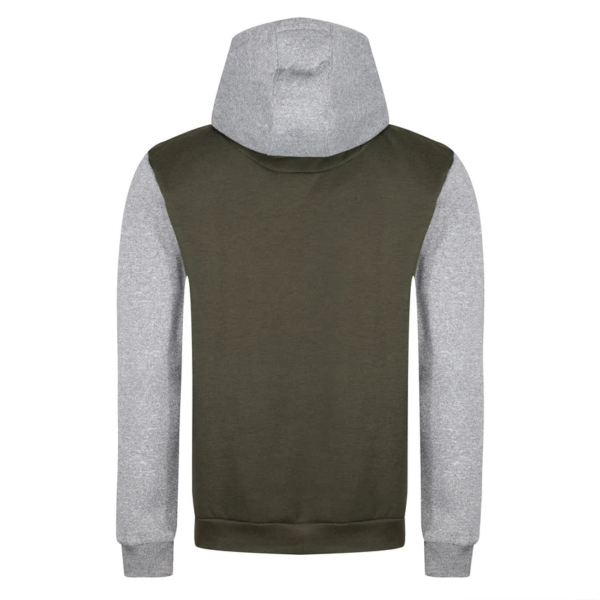 Men's Color Block Hoodie with Fringes