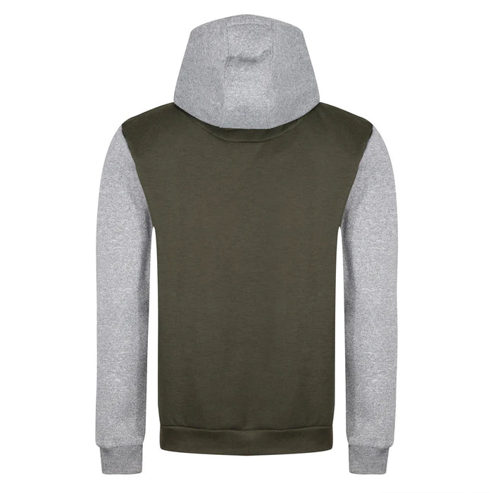 Men's Color Block Hoodie with Fringes