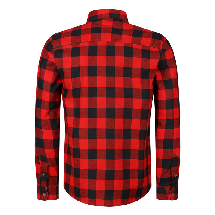 Men's 100% Cotton Check Shirt with Fringes