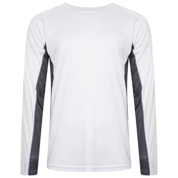 Men's Contrast Fitness Long Sleeve with Fringes