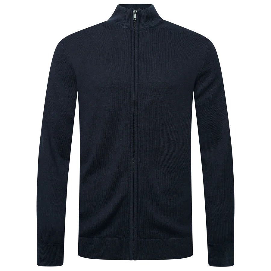 Men's Full Zip 100% Cotton Cardigan with Fringes