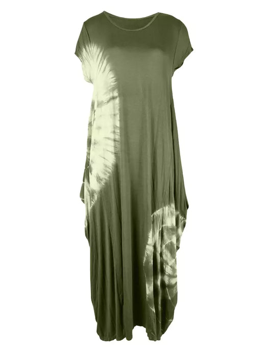 Tie Dye Parachute Maxi Dress