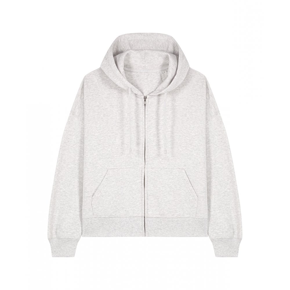 Women's Organic Cotton Zipper Hoodie with Fringes