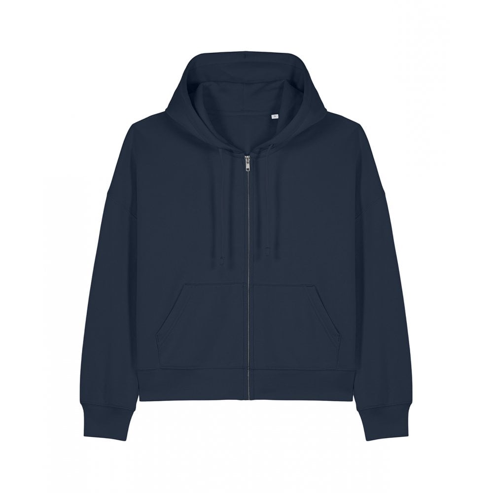 Women's Organic Cotton Zipper Hoodie with Fringes