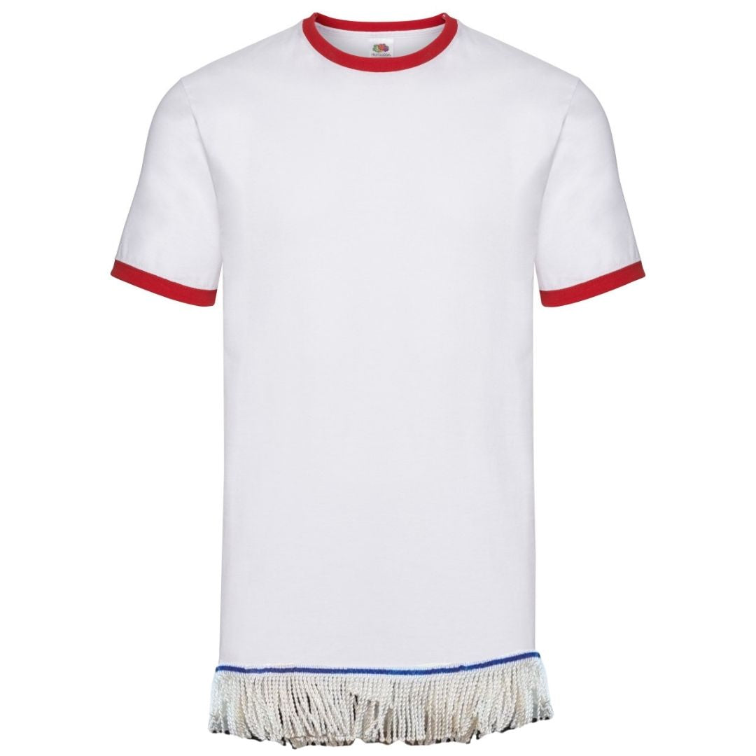 Children's Plain T-Shirt with Fringes