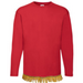 Men's Plain Long Sleeve Fringed T-Shirt - Free Worldwide Shipping- Sew Royal US