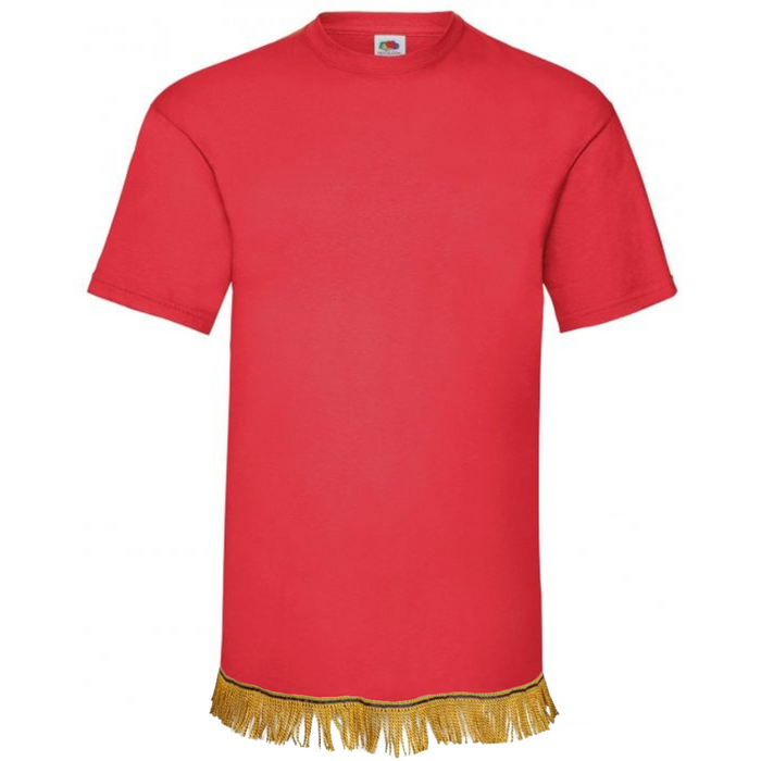 Men's Plain Short Sleeve Fringed T-Shirt - Free Worldwide Shipping- Sew Royal US